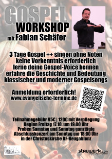 Plakat Gospelworkshop 