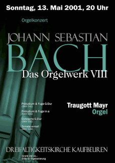 Bach Orgelwerke