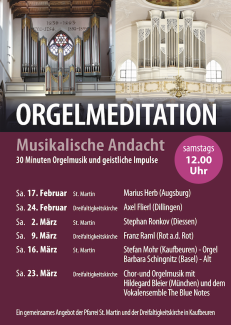 Plakat-Orgelmeditationen