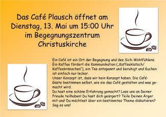Plakat Café Plausch