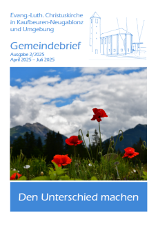 Cover Gemeindebrief