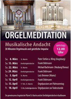 Orgelmeditation 2025