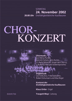 Chorkonzert 2002